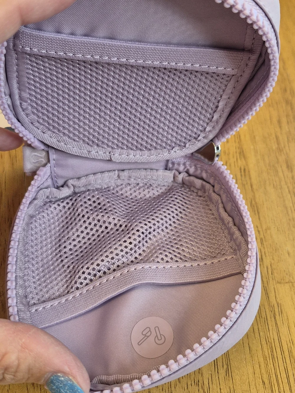 Lululemon SET Lavender Socks Crossover Headband Clippable Pouch & Reusable Tote